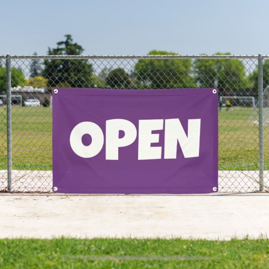 Bannière ouverte violette (Insitu)