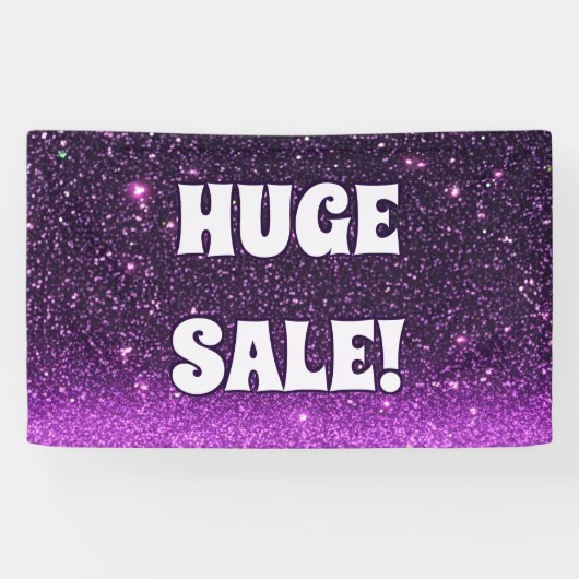 Bannière pailletée grande vente (Horizontal)