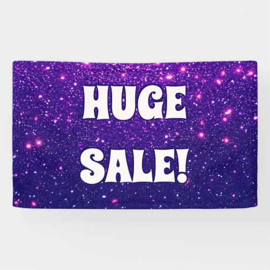 Bannière pailletée grande vente (Horizontal)