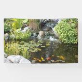 Bannière paisible de Koi Pond (Horizontal)