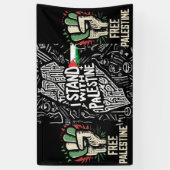 bannière palestine libre (Vertical)