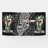 bannière palestine libre (Horizontal)
