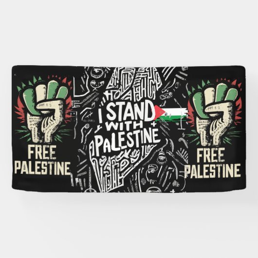 bannière palestine libre (Horizontal)