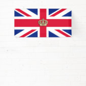 Bannière patriotique Couronne et Union Jack (Insitu)