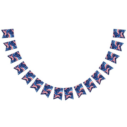 Bannière patriotique drapeaux (Tout)