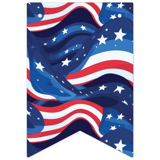 Bannière patriotique drapeaux (Deuxième drapeau)