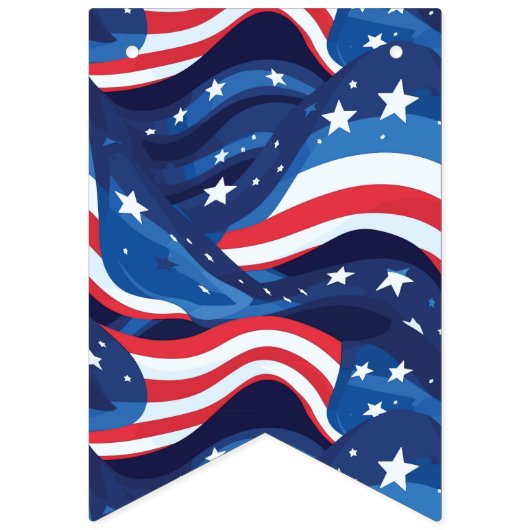 Bannière patriotique drapeaux (Premier drapeau)