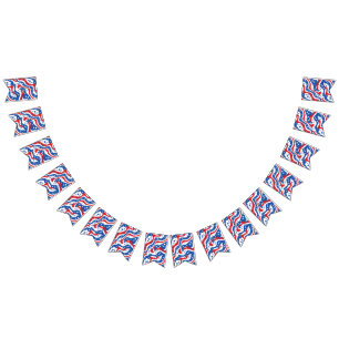 Bannière patriotique drapeaux