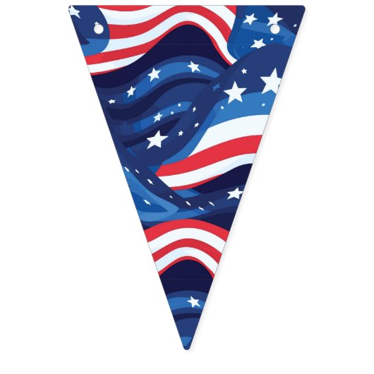 Bannière patriotique drapeaux (Premier drapeau)