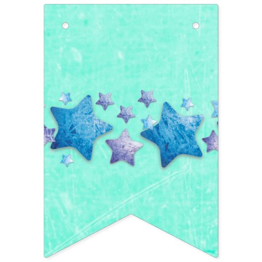 Bannière Pavillon d'anniversaire bleu (Premier drapeau)