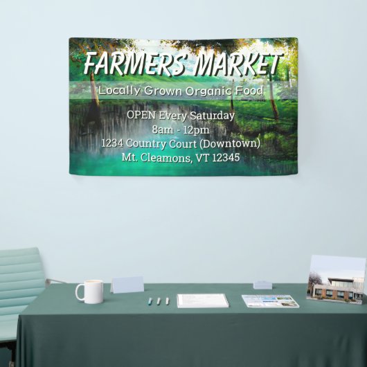 Bannière Paysage Farmer Personnalisé (Salon professionnel)