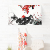 Bannière paysage japonais (En situation)