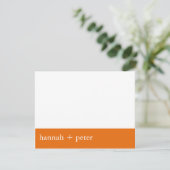 Bannière Persimmon :: Carte RSVP (Debout devant)