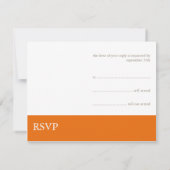 Bannière Persimmon :: Carte RSVP (Dos)