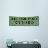 Bannière personnalisable d'armée à la maison (Salon professionnel)