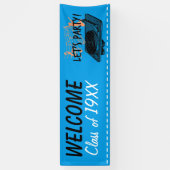 Bannière personnalisable de classe Party (Vertical)