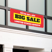 Bannière personnalisable de grande vente (Bâtiment extérieur)