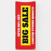 Bannière personnalisable de grande vente (Vertical)