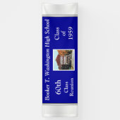 Bannière personnalisable de la Réunion de classe (Vertical)