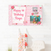 Bannière personnalisée 1er anniversaire pour le ro (En situation)