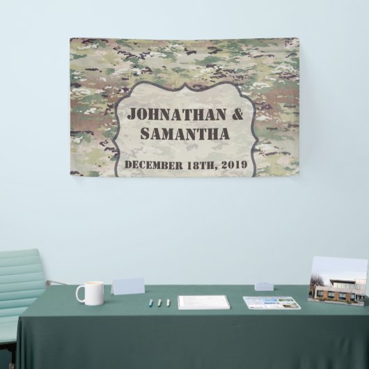 Bannière personnalisée 3'x5' Armée OCP Camo Unifor (Salon professionnel)