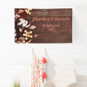 Bannière personnalisée 3'x5' Branche de coton sur  (En situation)