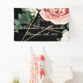 Bannière personnalisée 3'x5' Jardin géométrique No (En situation)