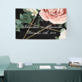 Bannière personnalisée 3'x5' Jardin géométrique No (Salon professionnel)