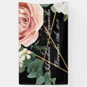 Bannière personnalisée 3'x5' Jardin géométrique No (Vertical)