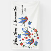 Bannière personnalisée 3'x5' Tattoo traditionnel a (Vertical)