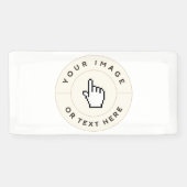 Bannière - Personnalisée (ajouter image/texte) (Horizontal)