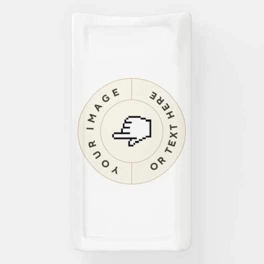 Bannière - Personnalisée (ajouter image/texte) (Verticale)