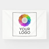 Bannière personnalisée avec logo de marque (Horizontal)