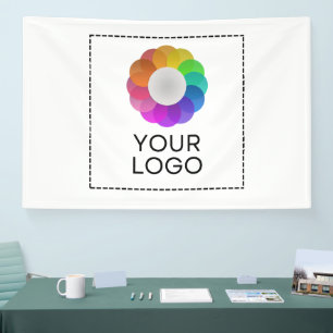 Bannière personnalisée avec logo de marque