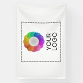 Bannière personnalisée avec logo de marque (Verticale)