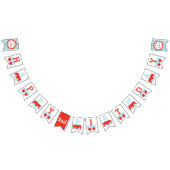 Bannière personnalisée d'anniversaire de train (Tout)