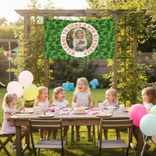 Bannière personnalisée d'anniversaire d'enfant ave