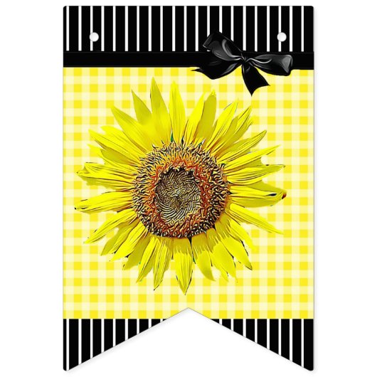 Bannière personnalisée de fête d'anniversaire de (Deuxième drapeau)