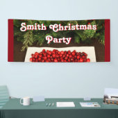 Bannière personnalisée de la fête de Noël (Salon professionnel)