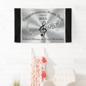 Bannière personnalisée de musique d'obtention du (En situation)