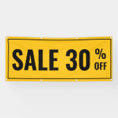 Bannière personnalisée de remise sur vente (Horizontal)