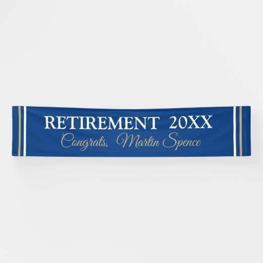 Bannière personnalisée de retrait XL 12' (Horizontal)