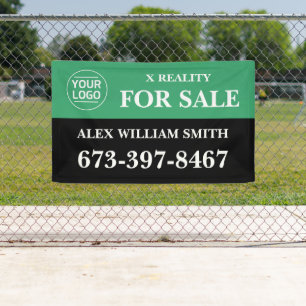 Bannière personnalisée des propriétés à vendre