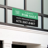 Bannière personnalisée des propriétés à vendre (Bâtiment extérieur)