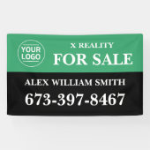 Bannière personnalisée des propriétés à vendre (Horizontal)