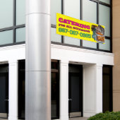 Bannière personnalisée des services de restauratio (Bâtiment extérieur)