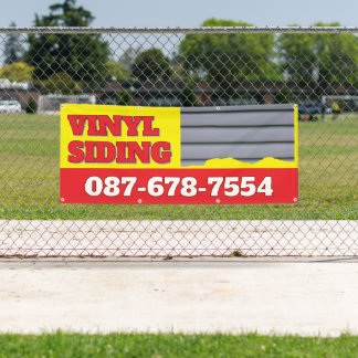 Bannière personnalisée des services de support de 