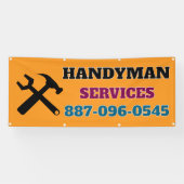 Bannière personnalisée des services Handyman (Horizontal)