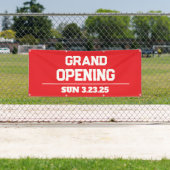 Bannière personnalisée d'ouverture d'entreprise (En situation)