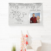 Bannière personnalisée du 25e anniversaire d'argen (Insitu)